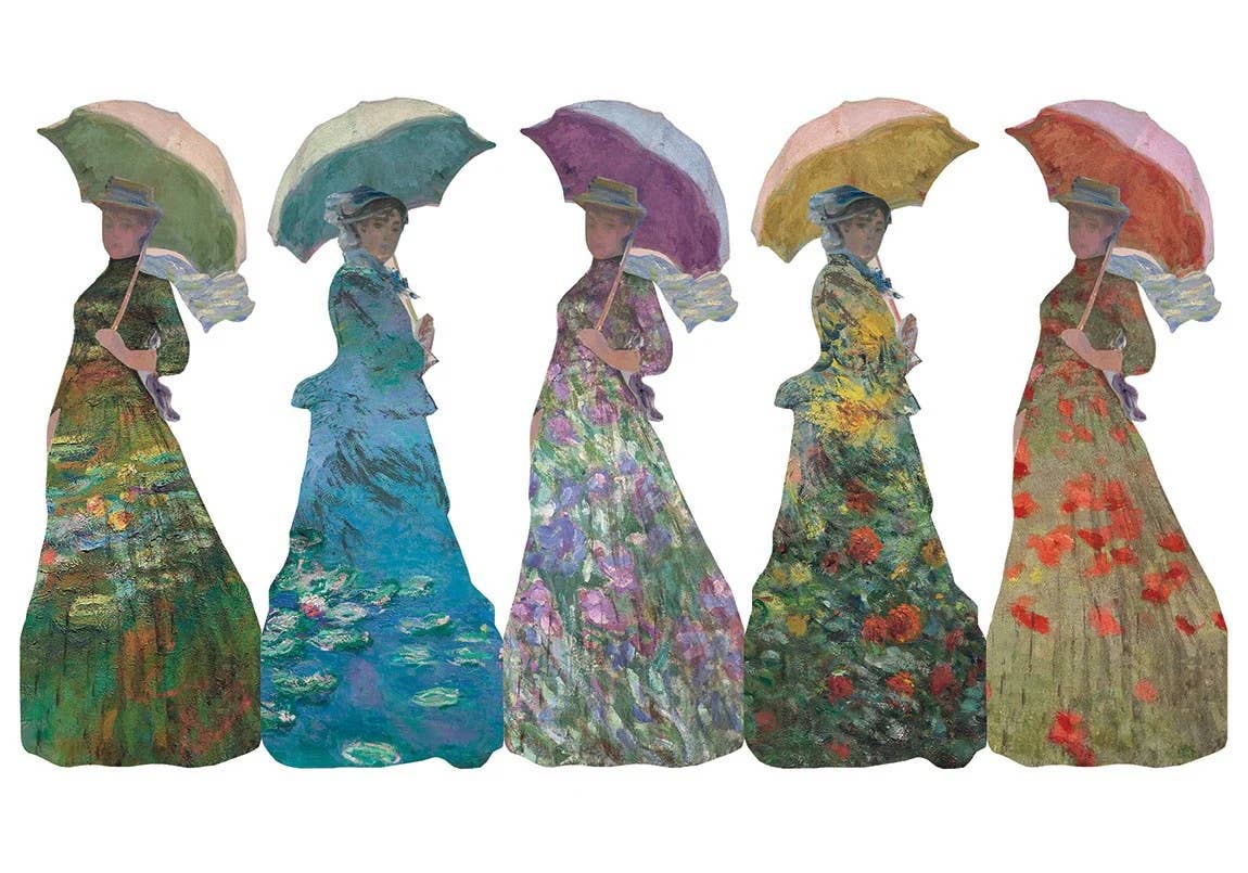 Today is Art Day - Wholesale Bookmark - Bookmarks Monet "Woman with a Parasol" by Mon Petit Art1