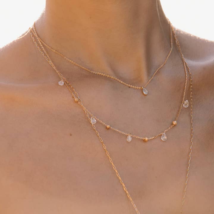 Meora Paris - Vendita all'ingrosso Collana con ciondolo/pendaglio - Collana Goccia1