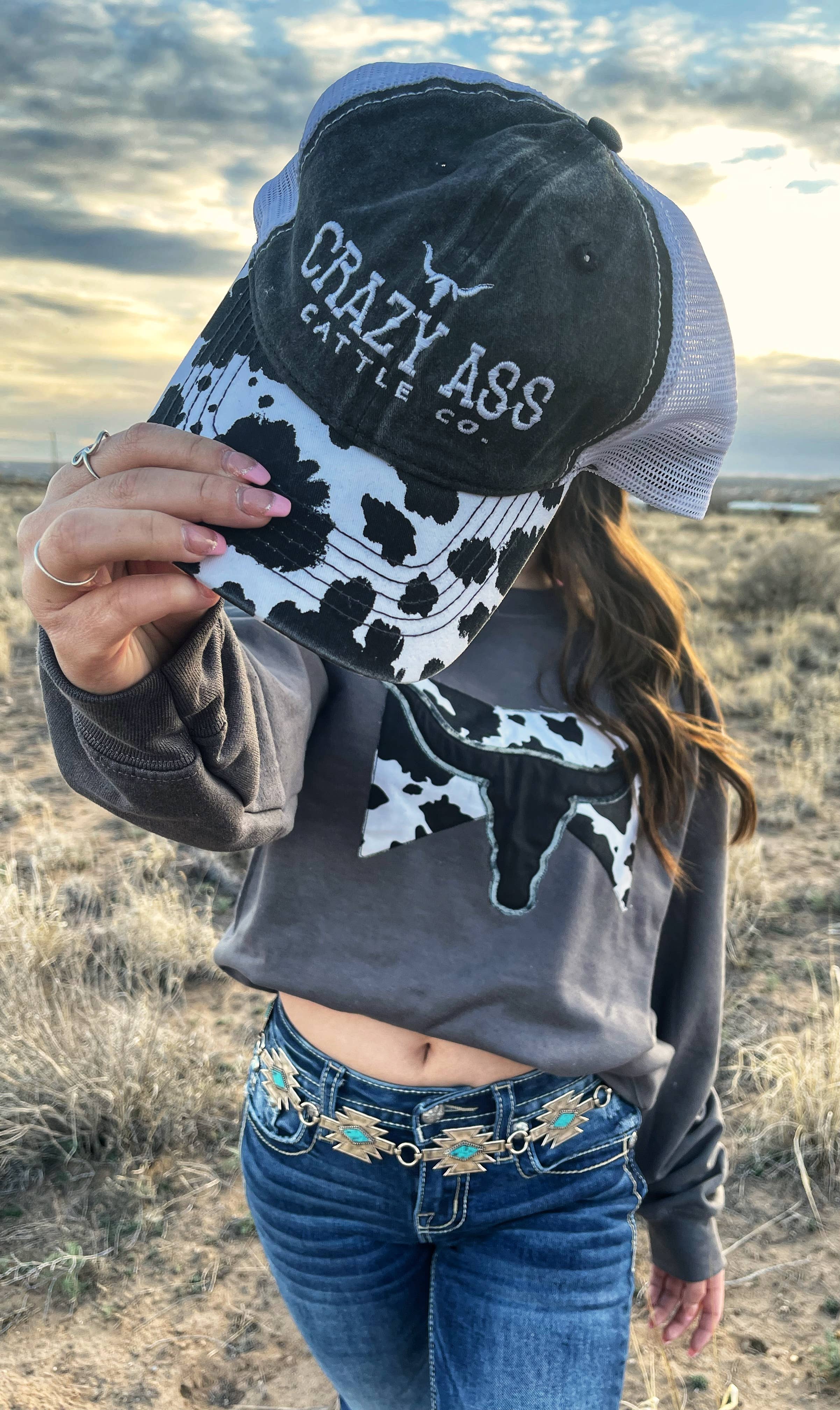 Buckin Barn Wholesale – Engroshandel Trucker hat - Dame – Hellig ko sindssyg røv kvæg hat1