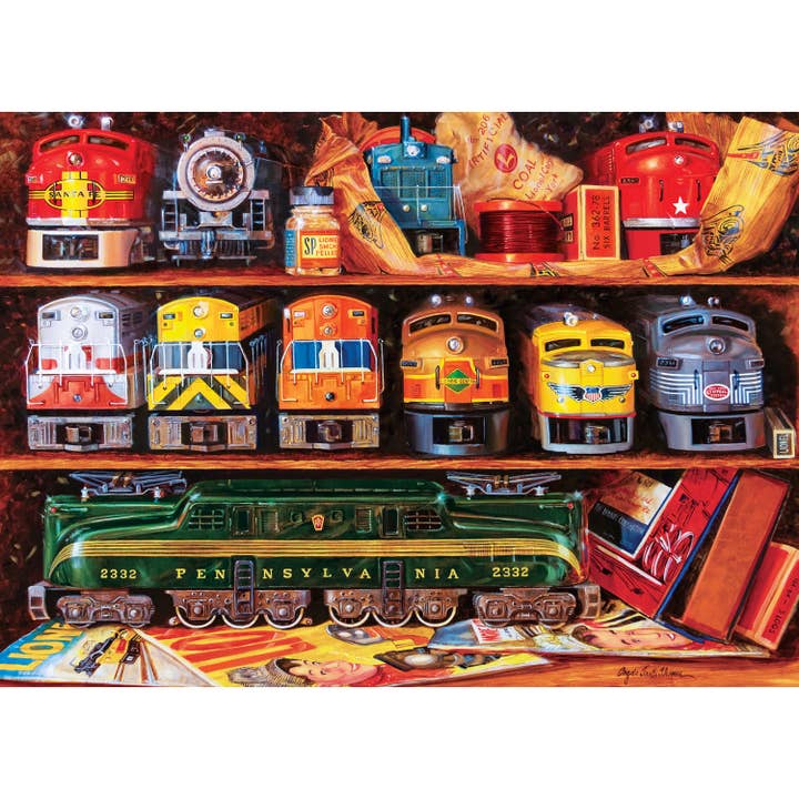 Masterpieces Puzzles - Wholesale Puzzle - Adult - Lionel Trains - Well Stocked Shelves 1000 Piece Puzzle1