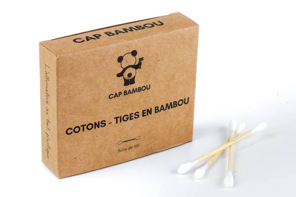 cap bambou - Wholesale Cotton Swab/Q-Tip - Bamboo cotton buds x1002