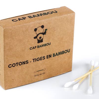 cap bambou - Wholesale Cotton Swab/Q-Tip - Bamboo cotton buds x1002