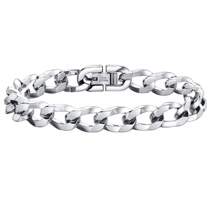 Twisted Chain Armband, Polerat 10mm för wholesale av CHAIN SUPPLYY