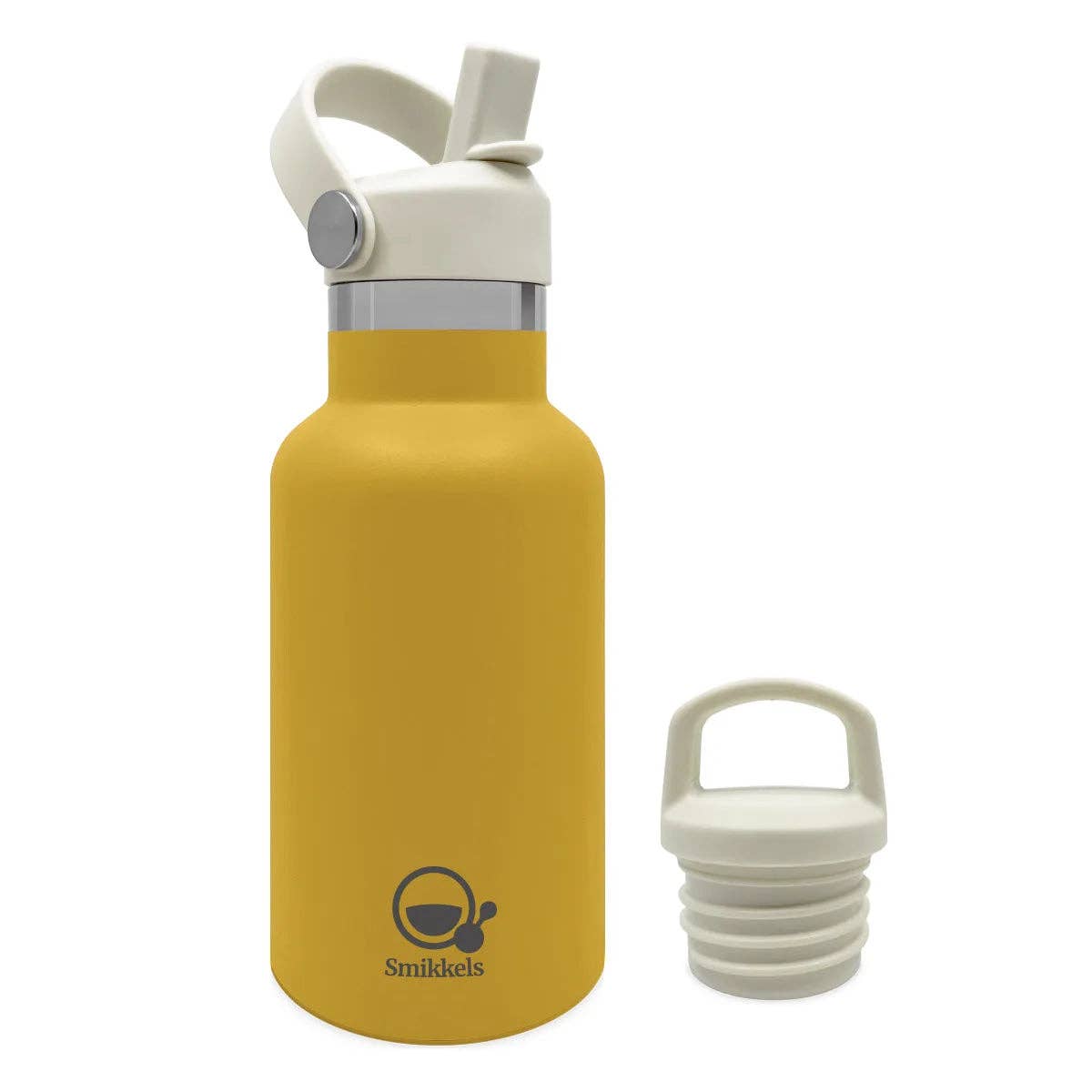 Smikkels - Wholesale Water Bottle - Stainless steel thermos water bottle with new straw lid - 350ml3