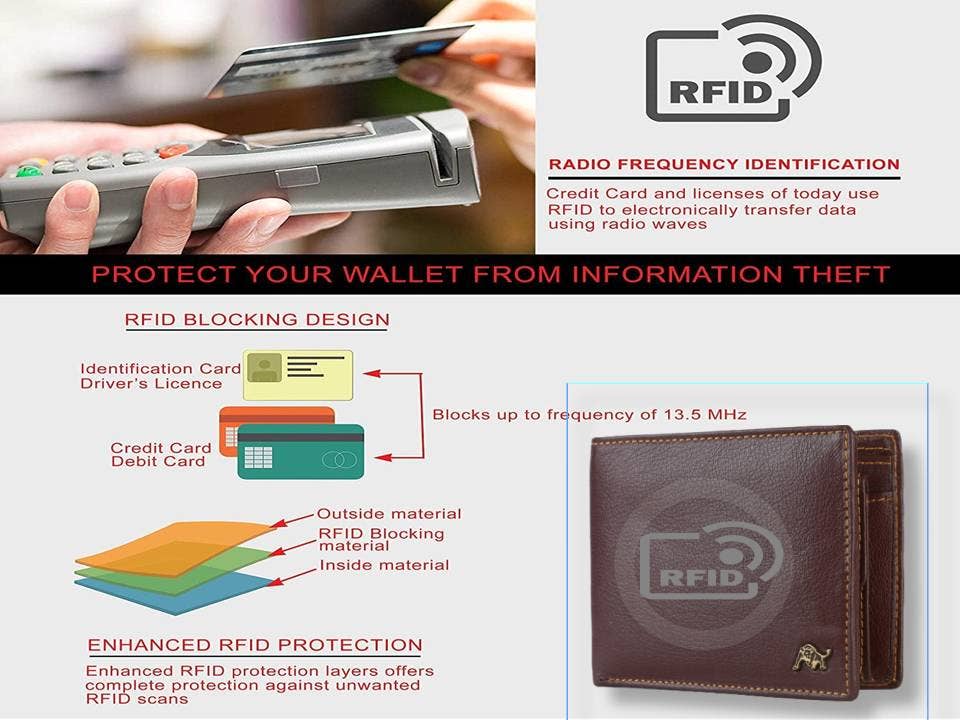 SPORTGIFTZ – wholesale Wallet - Men’s – WILDBUFF Mens Brown Leather Wallet Timeless Everyday Wallet, Gift Ready6