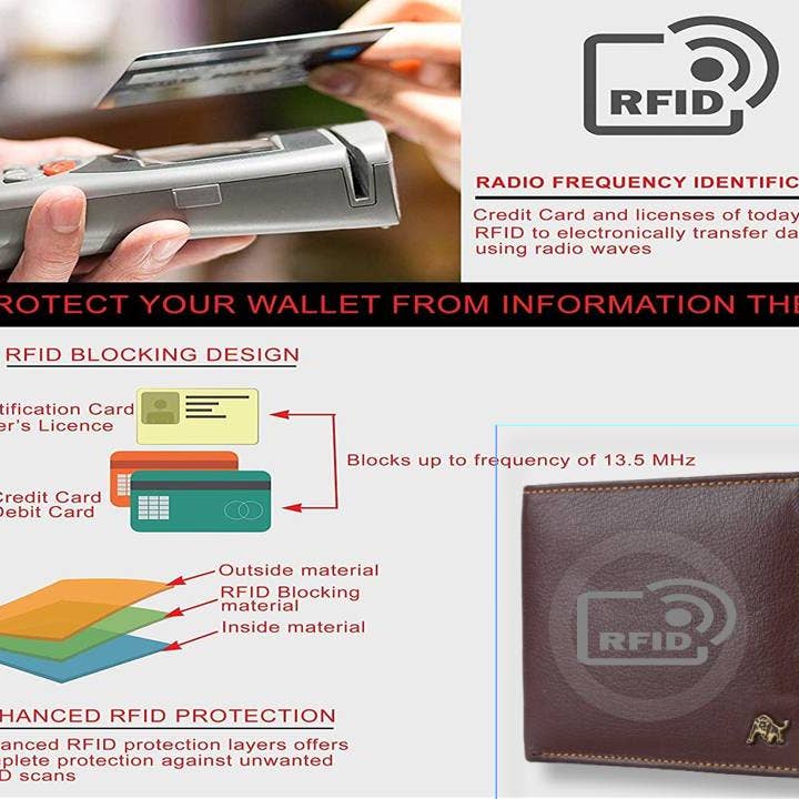 SPORTGIFTZ – wholesale Wallet - Men’s – WILDBUFF Mens Brown Leather Wallet Timeless Everyday Wallet, Gift Ready6