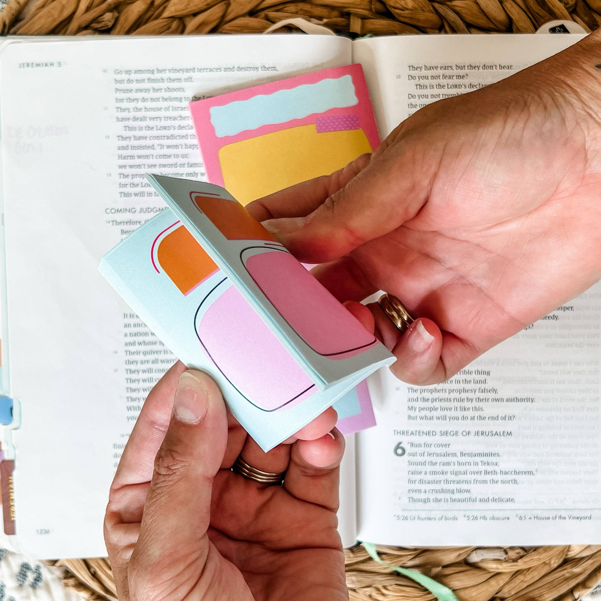 Saving Grace Print Shop - Vendita all'ingrosso Post-it - Set di Post-it per Studio Biblico Luminoso1