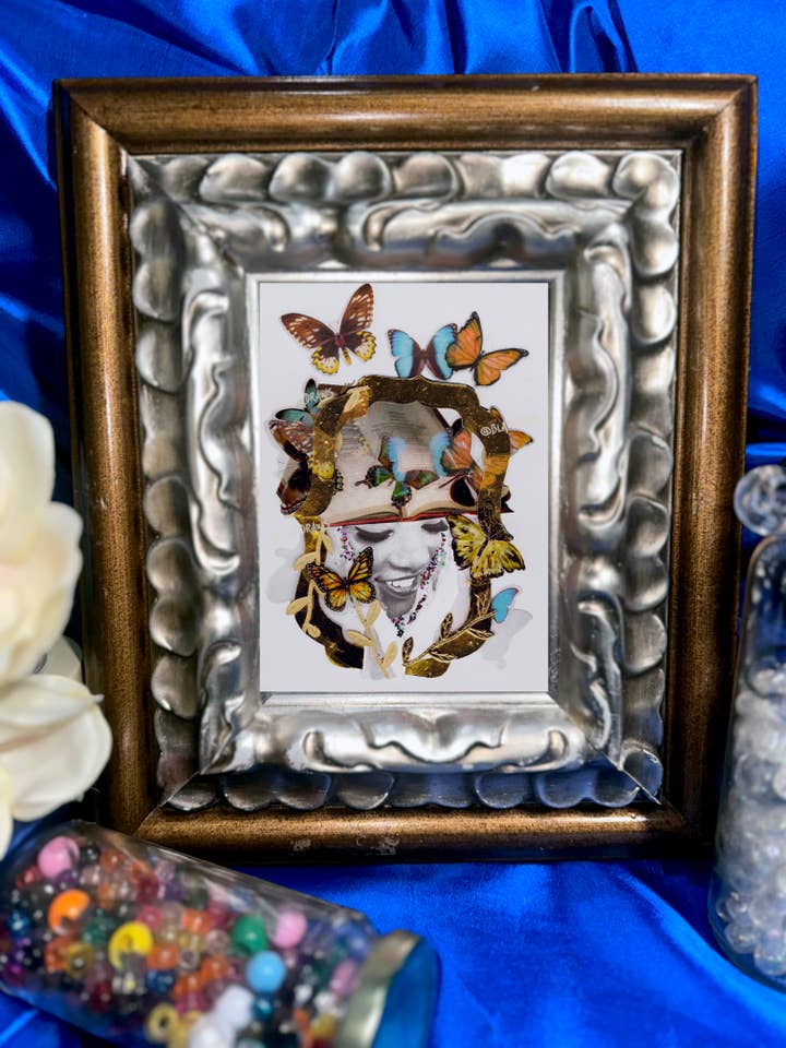 Gratitude Seasons Art Print for wholesale by City and Flower Collage