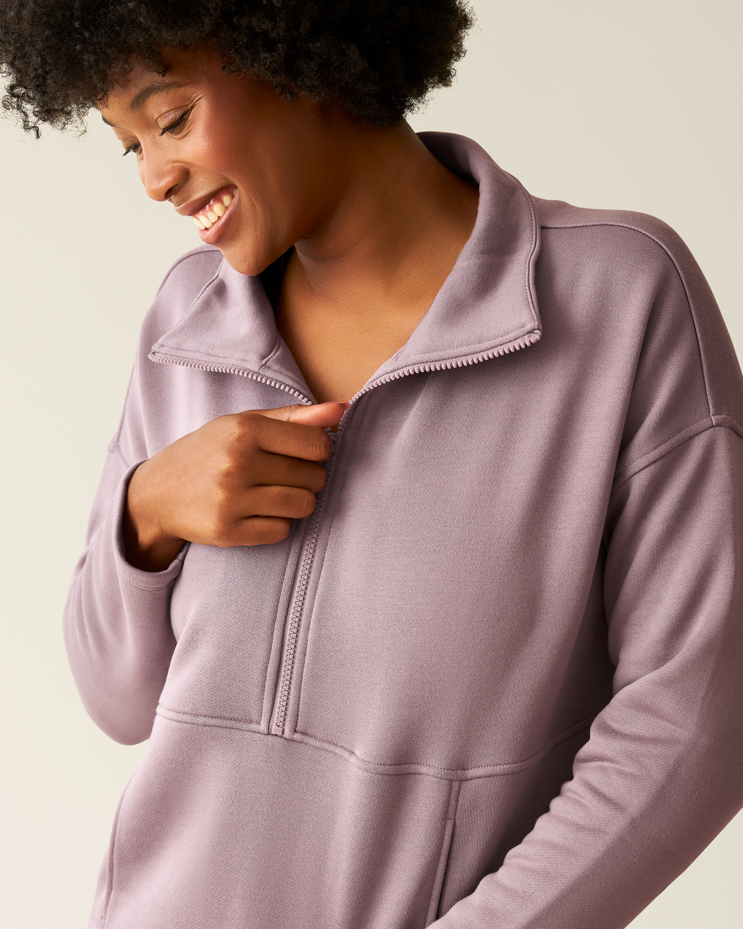 Kindred Bravely - Wholesale Sweatshirt - Women's - Cloud Fleece Half Zip Pullover7