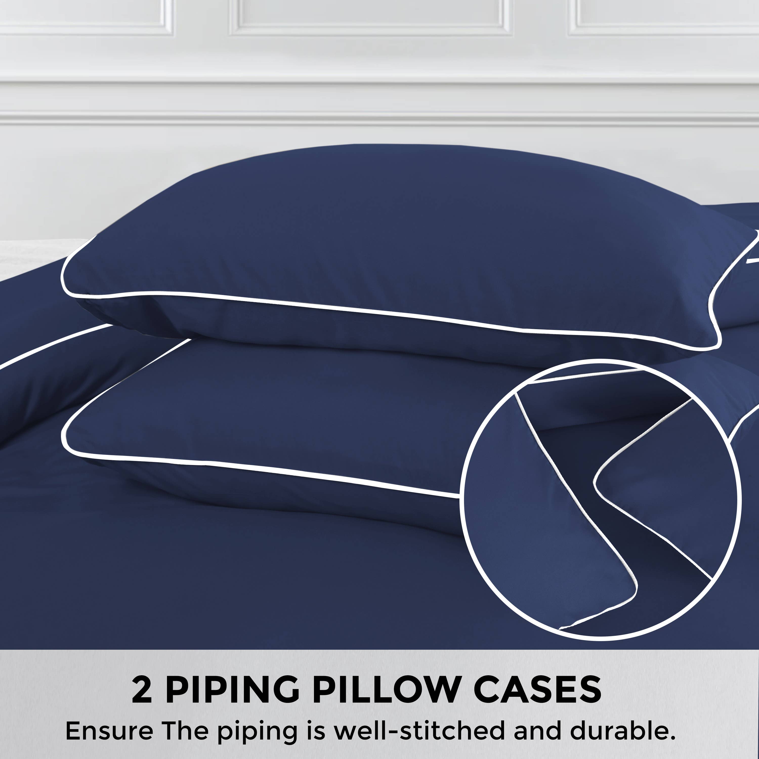 Cotton Passion – wholesale Bedding set – Duvet Cover Set Luxury Piping Ultra Soft Duvet Comforter Set16