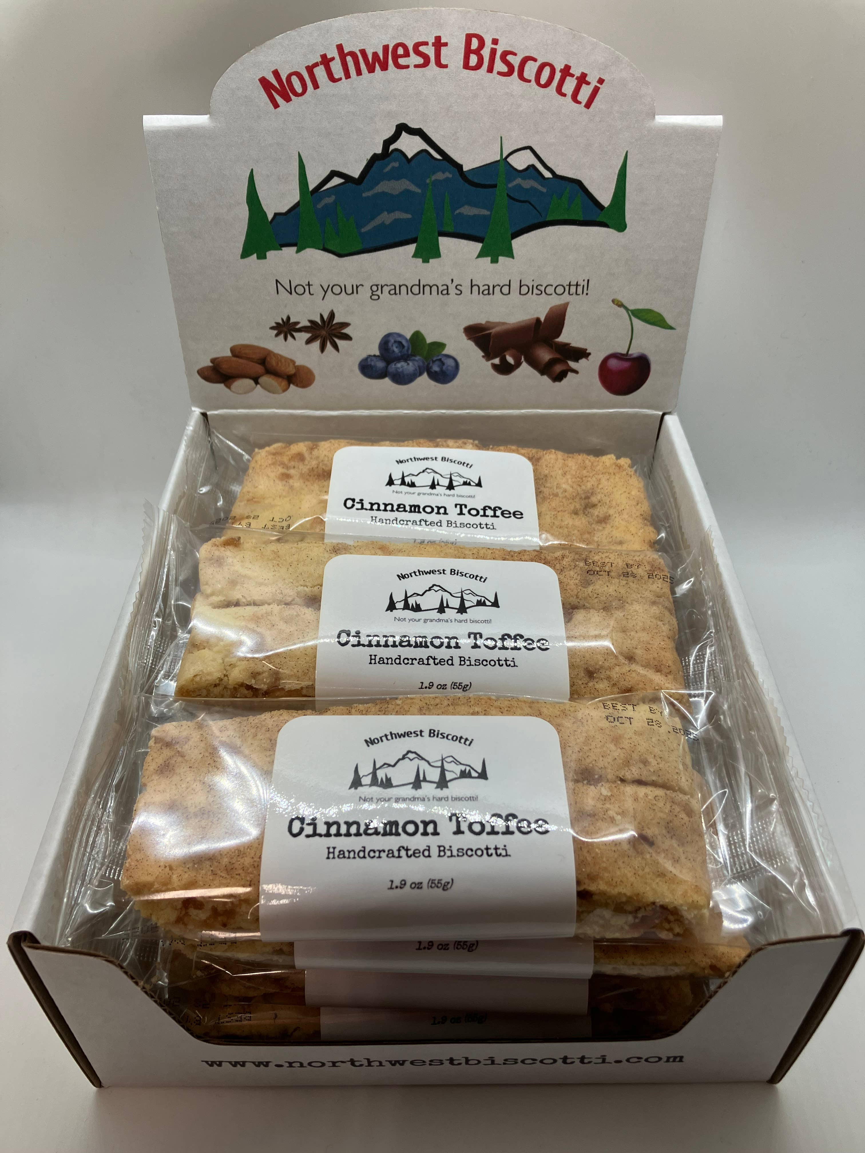 Northwest Biscotti, LLC - Wholesale Cookie - Cinnamon Toffee Biscotti1