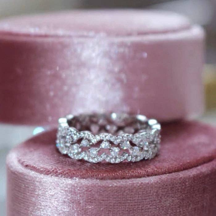 LanLivia - Wholesale Multi-Stone Ring - Dazzling Princess Style Lace Ring1