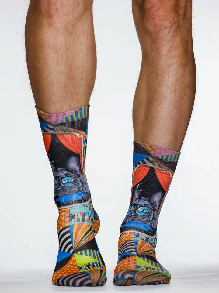 Meia de Sonho Homem Pug por atacado de Wigglesteps