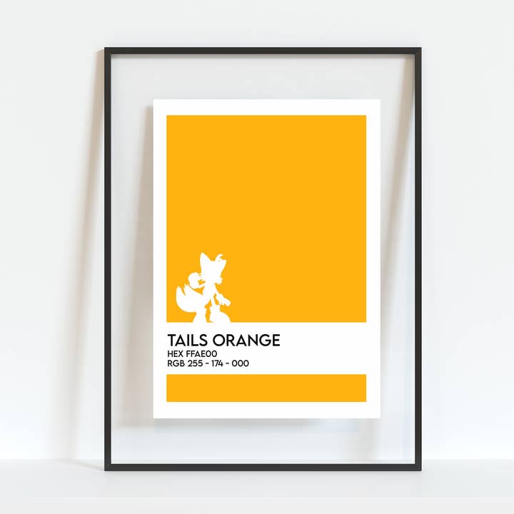 Retro Tails Gamer Print (5"x7") for wholesale by Colour Me Fun
