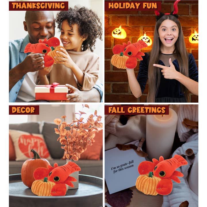 Cota Global – Großhandel Kuschel-/Plüschtier – Kind & Baby – Plüschkürbis - Großes Auge 6" Plüsch - Hummer3