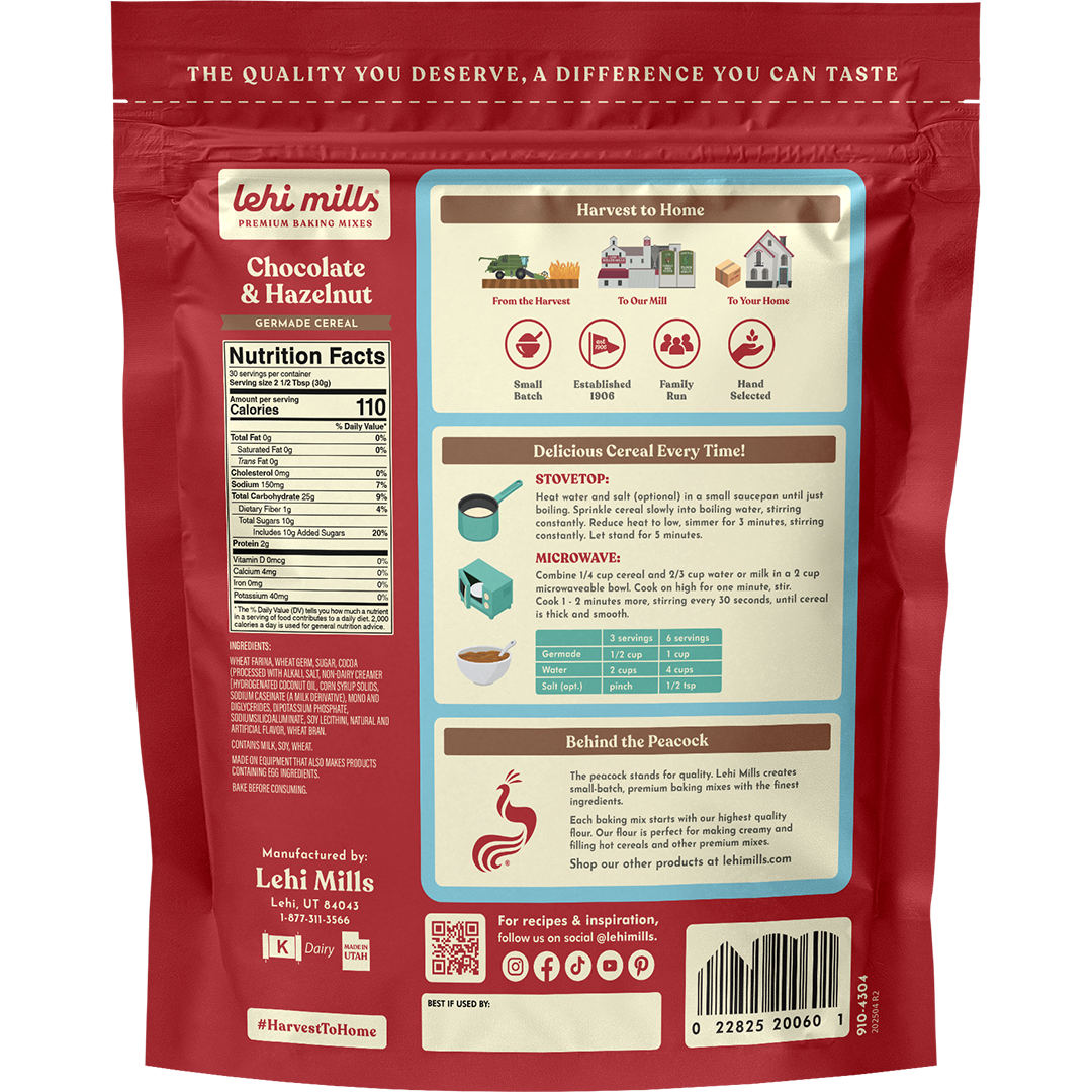 Lehi Mills - Wholesale Breakfast Cereal - Chocolate & Hazelnut Germade1
