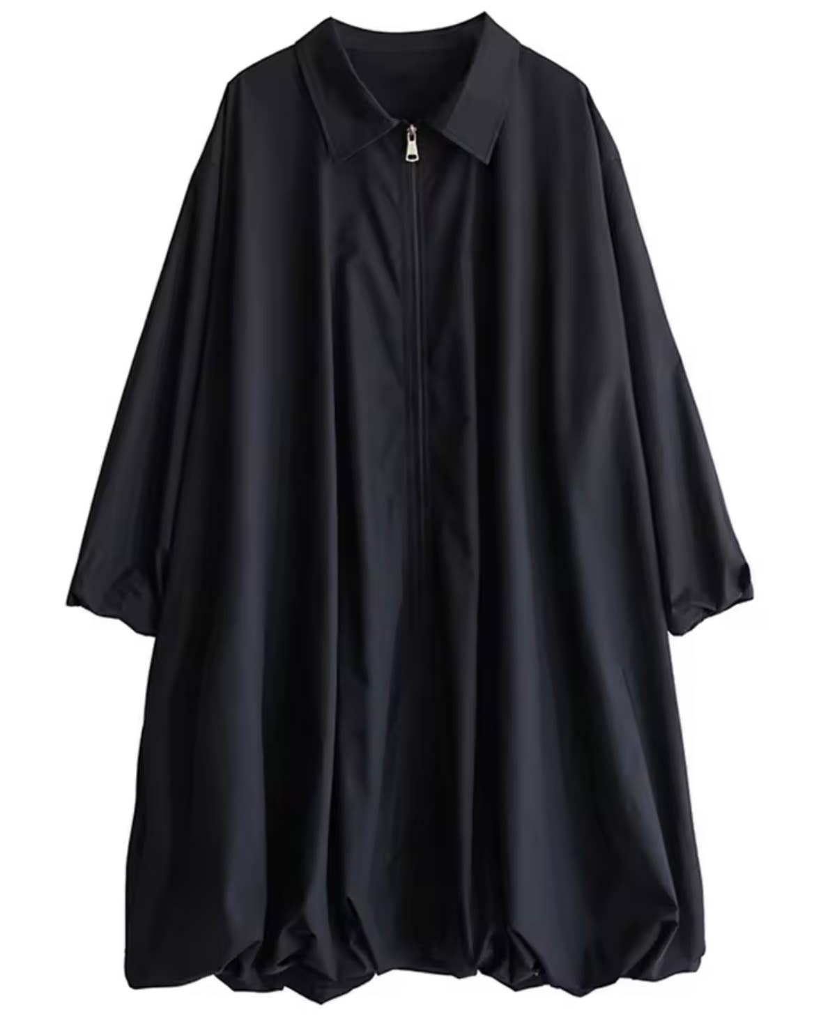 Luxe & Leather by Madonna & Co - Wholesale Dress - Women's - Bubble Hem Chic Shirt-Dress0