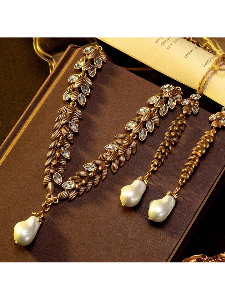 Collana Foglia Vintage Premium per la vendita all'ingrosso da parte di Lyonlee