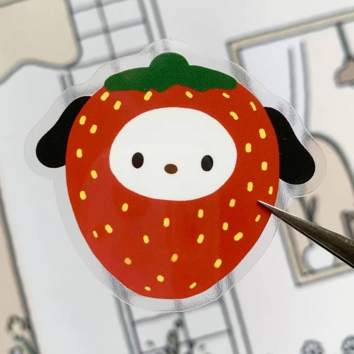 Jordgubbe Pochacco för wholesale av loveisfoundcafe