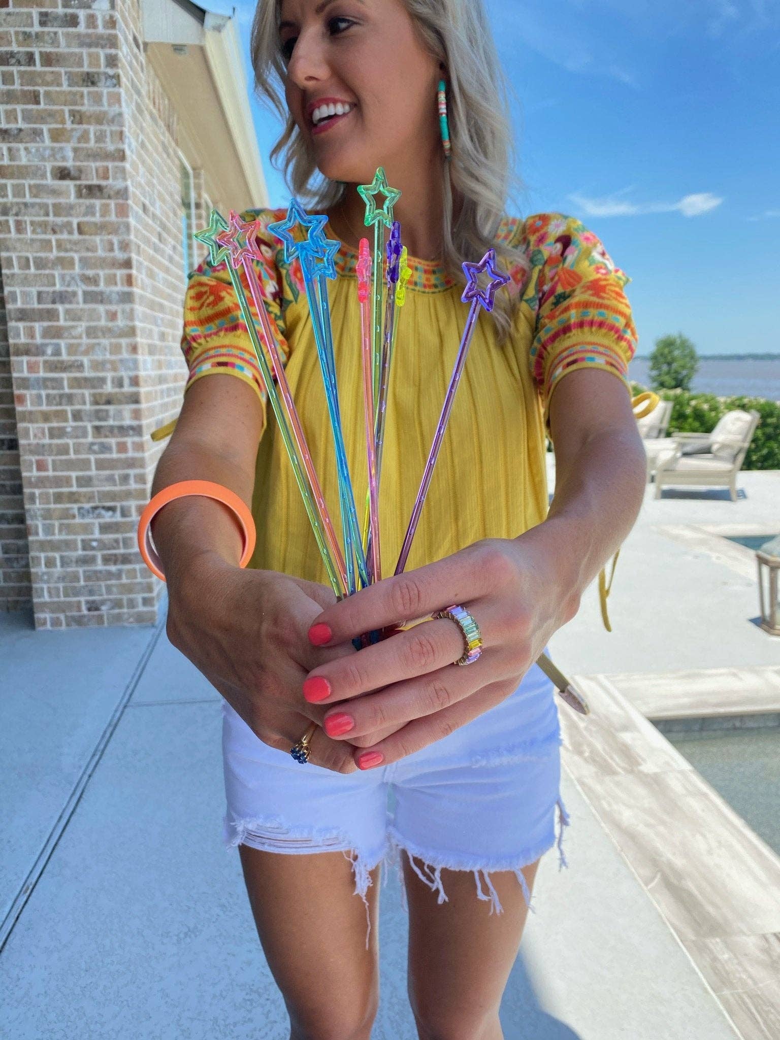 Sugar Mama Shimmer - Wholesale Drink Stirrer - Star Stir Sticks1