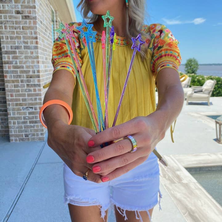 Sugar Mama Shimmer - Wholesale Drink Stirrer - Star Stir Sticks1