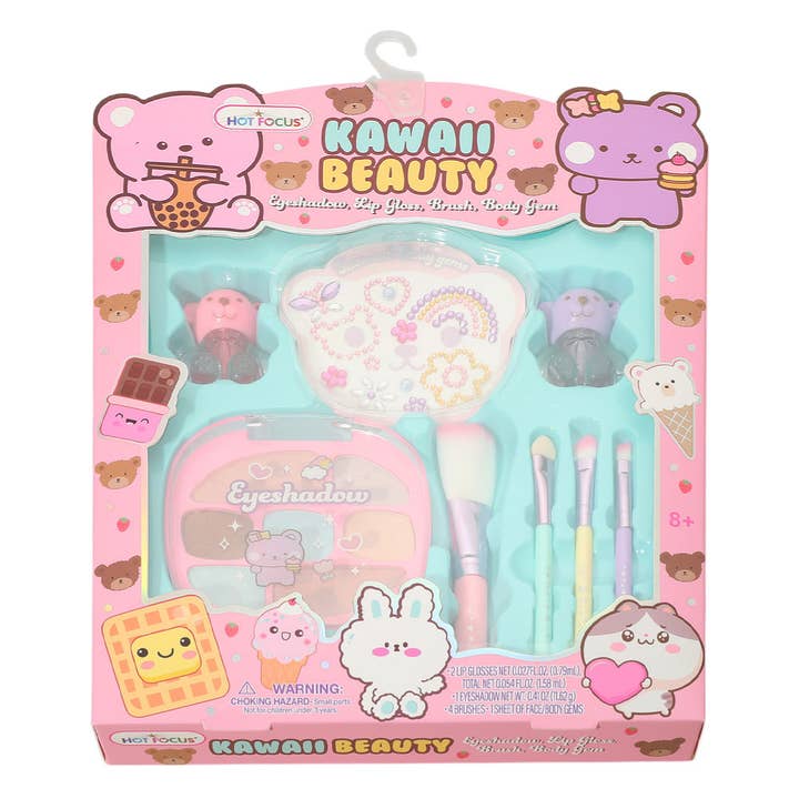Sensibling Corp. – wholesale Kids make-up – Kids – 8PCS - HOT FOCUS Kids Kawaii Beauty Set1