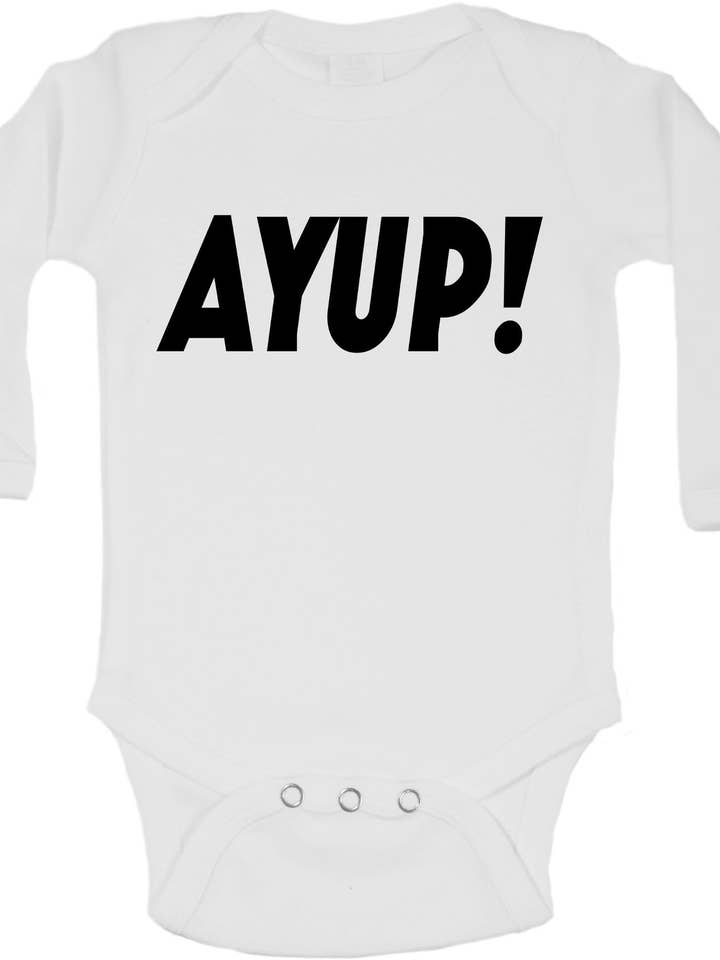 AYUP! - Long Sleeve Vests for wholesale by Little Ratbag