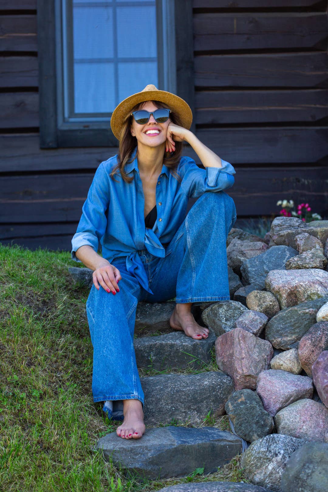 CAPSULE by Agnė Gilytė - Wholesale Jeans - Women's - Jeans 'HARLEM' | wide leg quality denim44