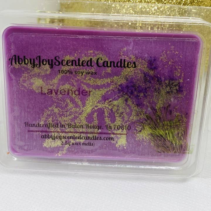 Lavender wax melt for wholesale by AbbyJoy Candles