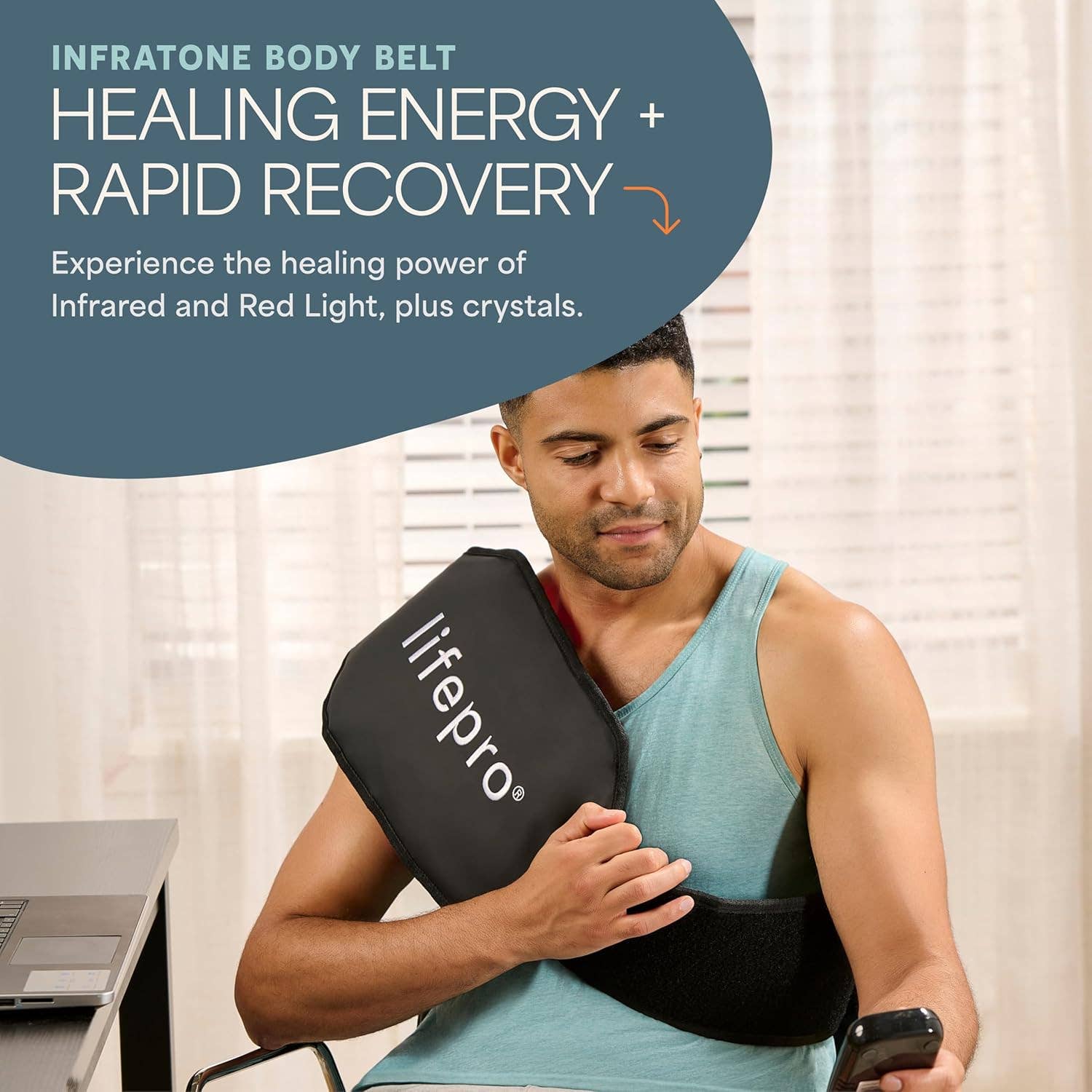 LifePro - Wholesale Hand/Foot Massager -  Lifepro Red Light Therapy Belt – Infrared Pain Relief Pad1