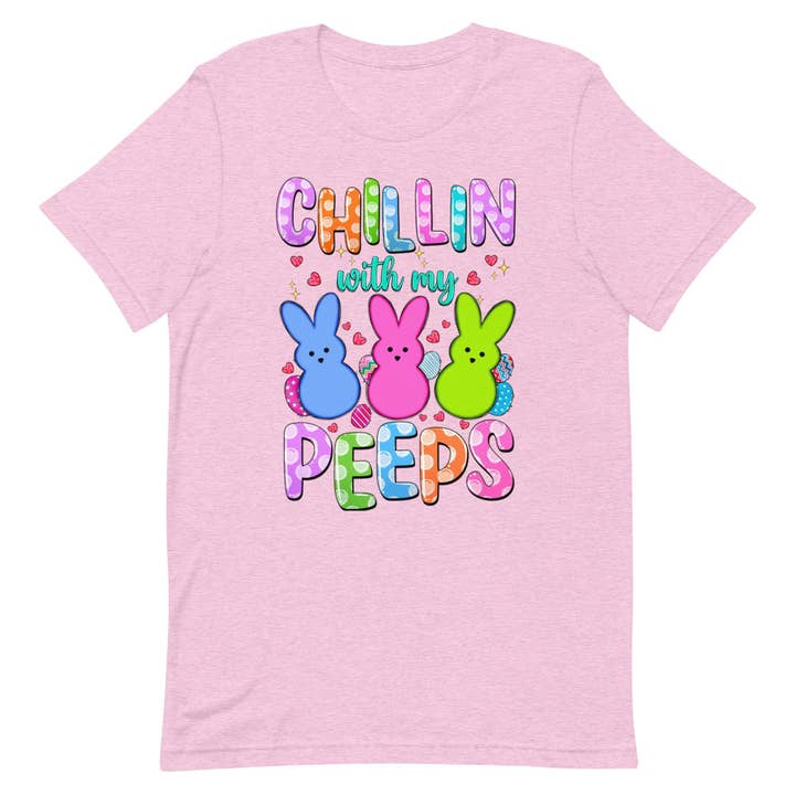 Chillin with my Peeps Unisex t-shirt for wholesale by SUNFLOWER DREAMS BOUTIQUE
