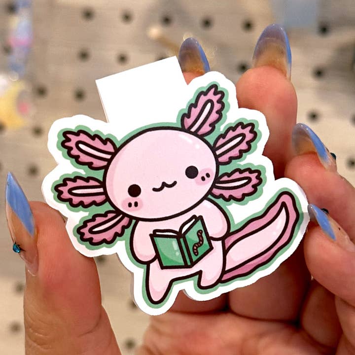 Axolotl Bookmark for wholesale by Potato Desk