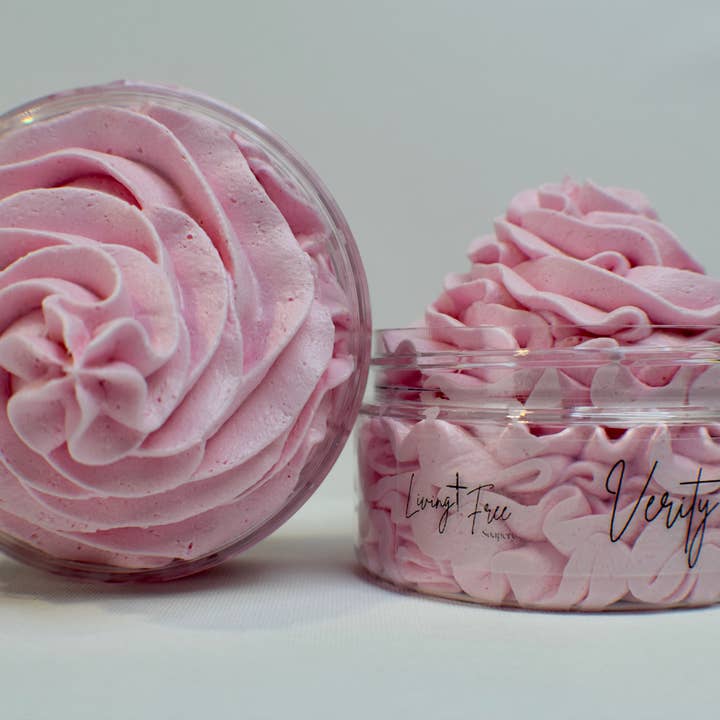 Verity -Whipped Soap (Shave, Soap & Shampoo) for wholesale by Living Free Soapery