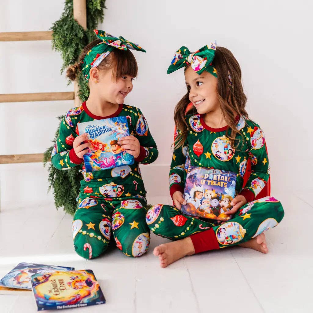 Dreambly Me - Wholesale Sleepwear Set - Kids - Christmas Ornaments Pajama Set4