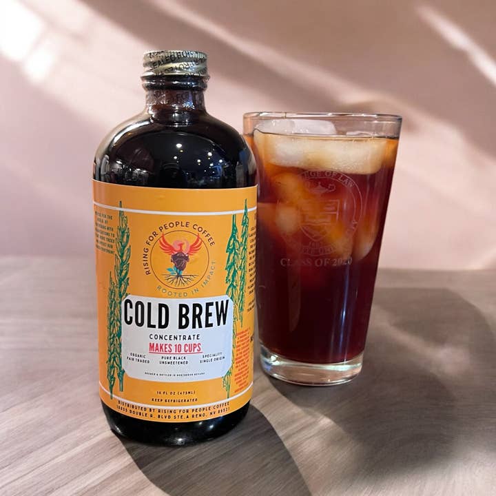 Rising For People Coffee Company - Wholesale Iced Coffee/Cold Brew - Original Concentrated Cold Brew