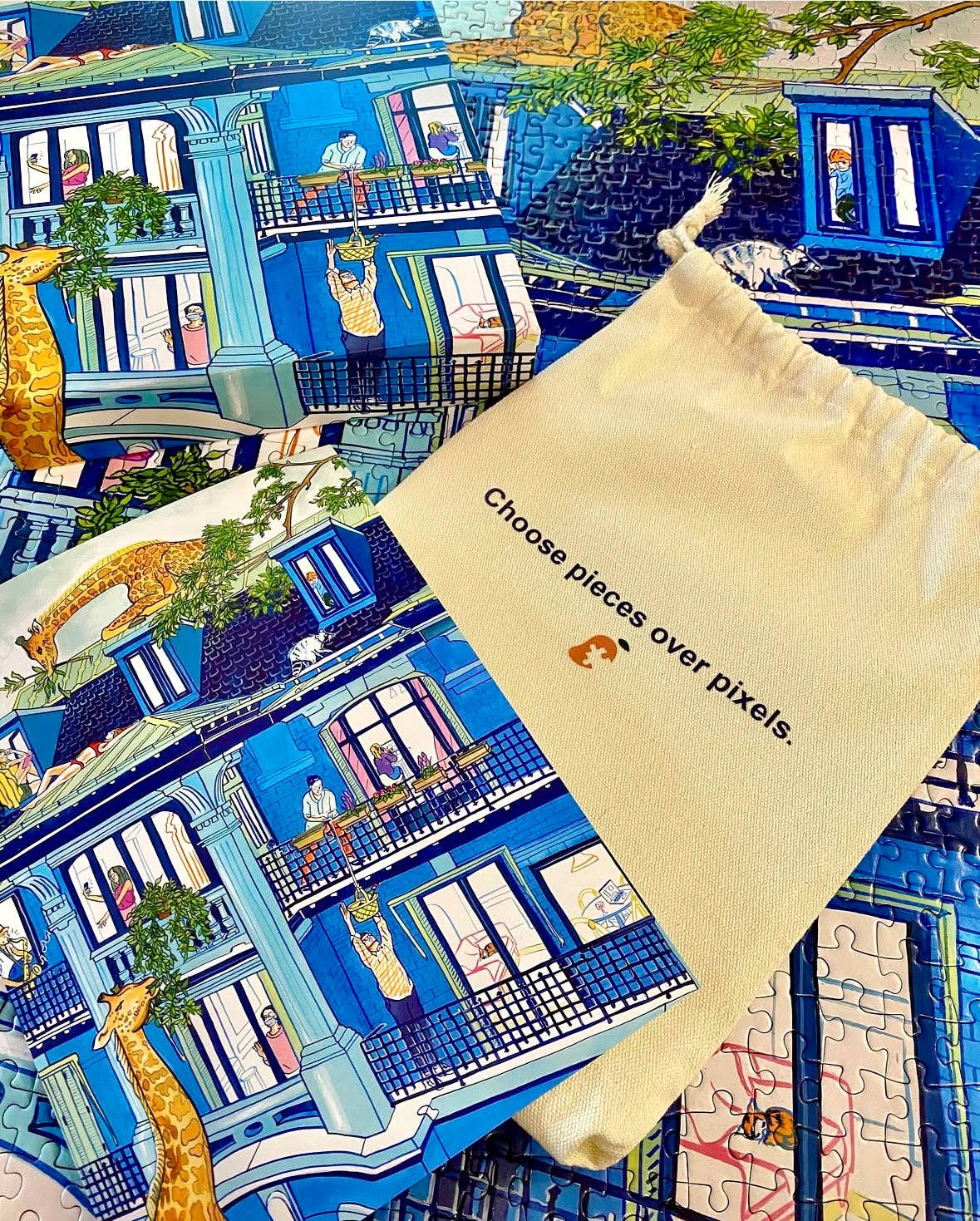 Mango Puzzles - Wholesale Puzzle - Adult - City Culture | 1000-piece Puzzle for Adults | Artwork by Jules Monson6