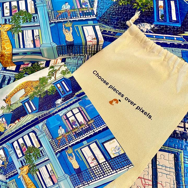 Mango Puzzles - Wholesale Puzzle - Adult - City Culture | 1000-piece Puzzle for Adults | Artwork by Jules Monson6