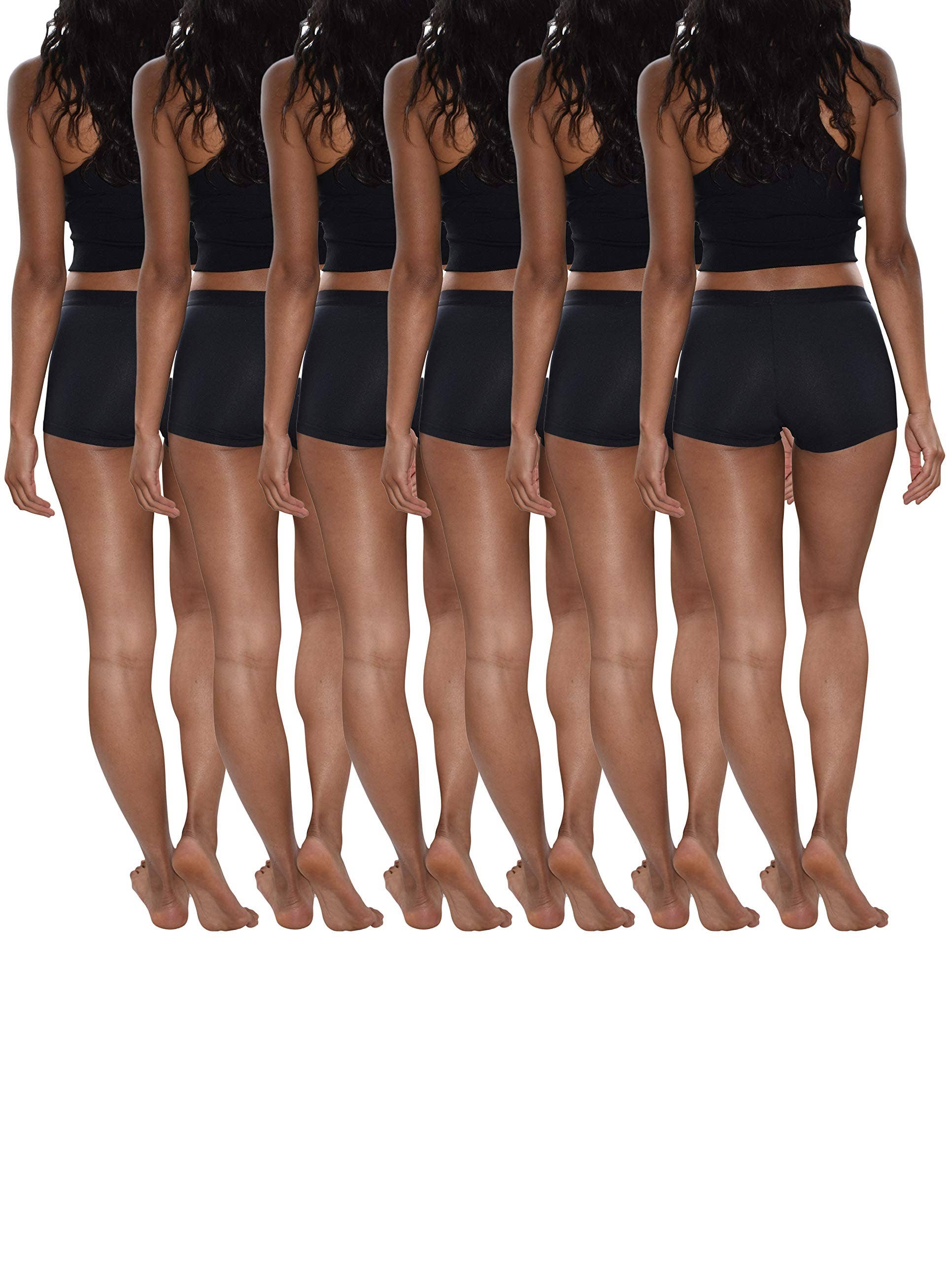 I-Wear Brands - Wholesale Ondergoed - Dames - 6-pack moderne korte boxerbroek voor dames11