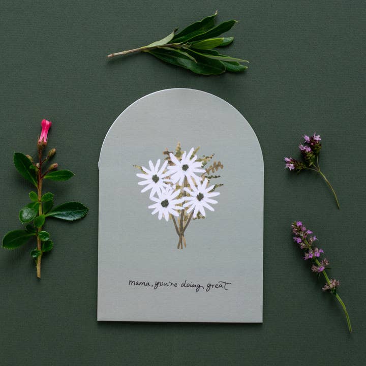 Tarjeta de aliento «Mama, lo estás haciendo genial» para venta al por mayor de The Hidden Pearl Studio