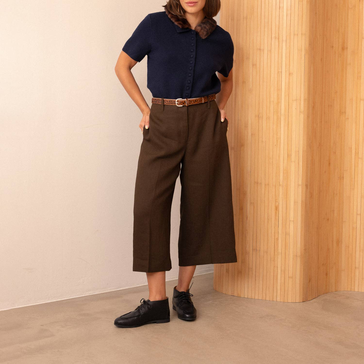 negro Tessa Flats, negro de venta al por mayor en Faire5