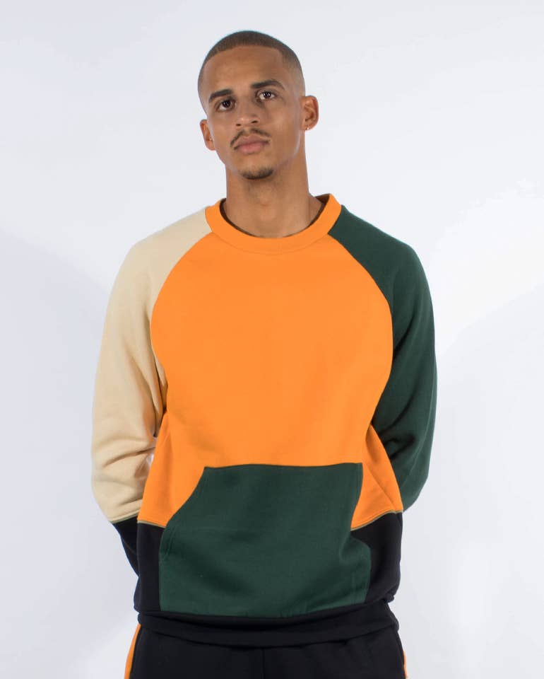 StockNow Unipessoal - Vendita all'ingrosso Felpa - Uomo - Felpa Dynamo Arancione0