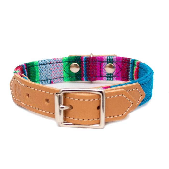 Hiro + Wolf - Wholesale Pet Collar - Dog - Inca Blue Dog Collar