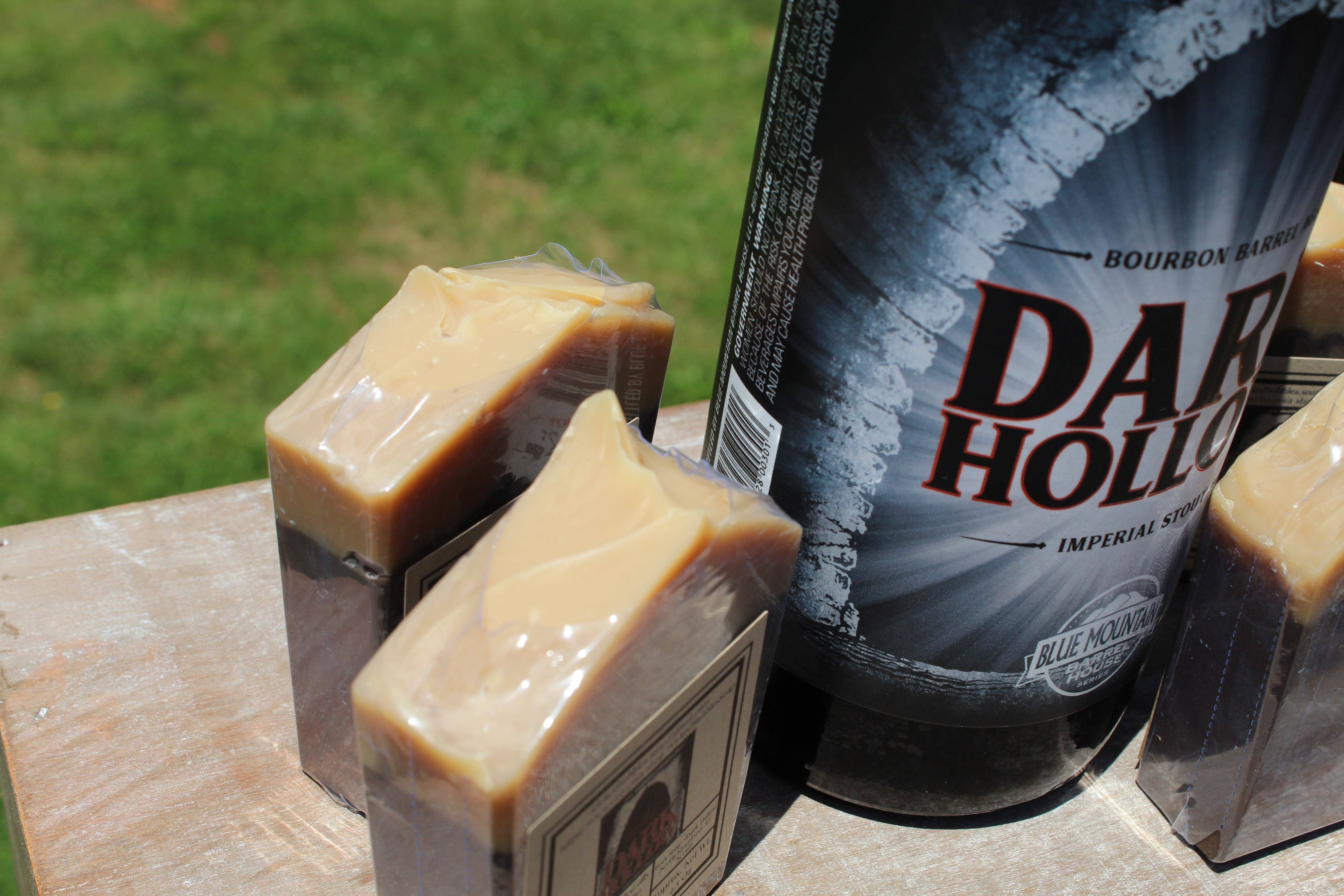 Wicked Bubbles LLC - Wholesale Bar Soap - Blue Mountain Brewery - Dark Hollow beer soap2