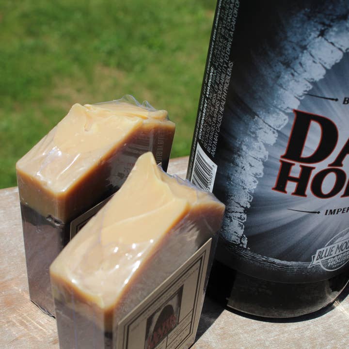 Wicked Bubbles LLC - Wholesale Bar Soap - Blue Mountain Brewery - Dark Hollow beer soap2