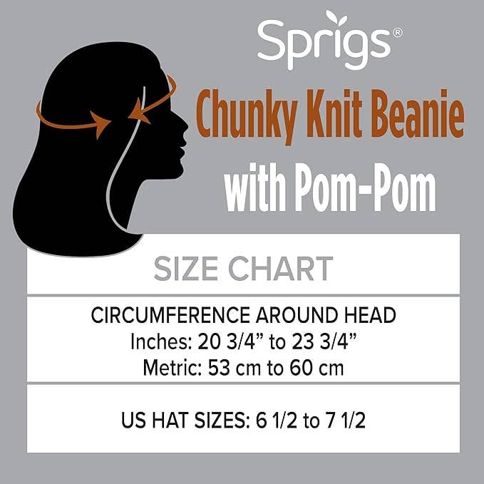 Sprigs – wholesale Beanie – Women's – Chunky Knit Beanie With Faux Fur Pom3