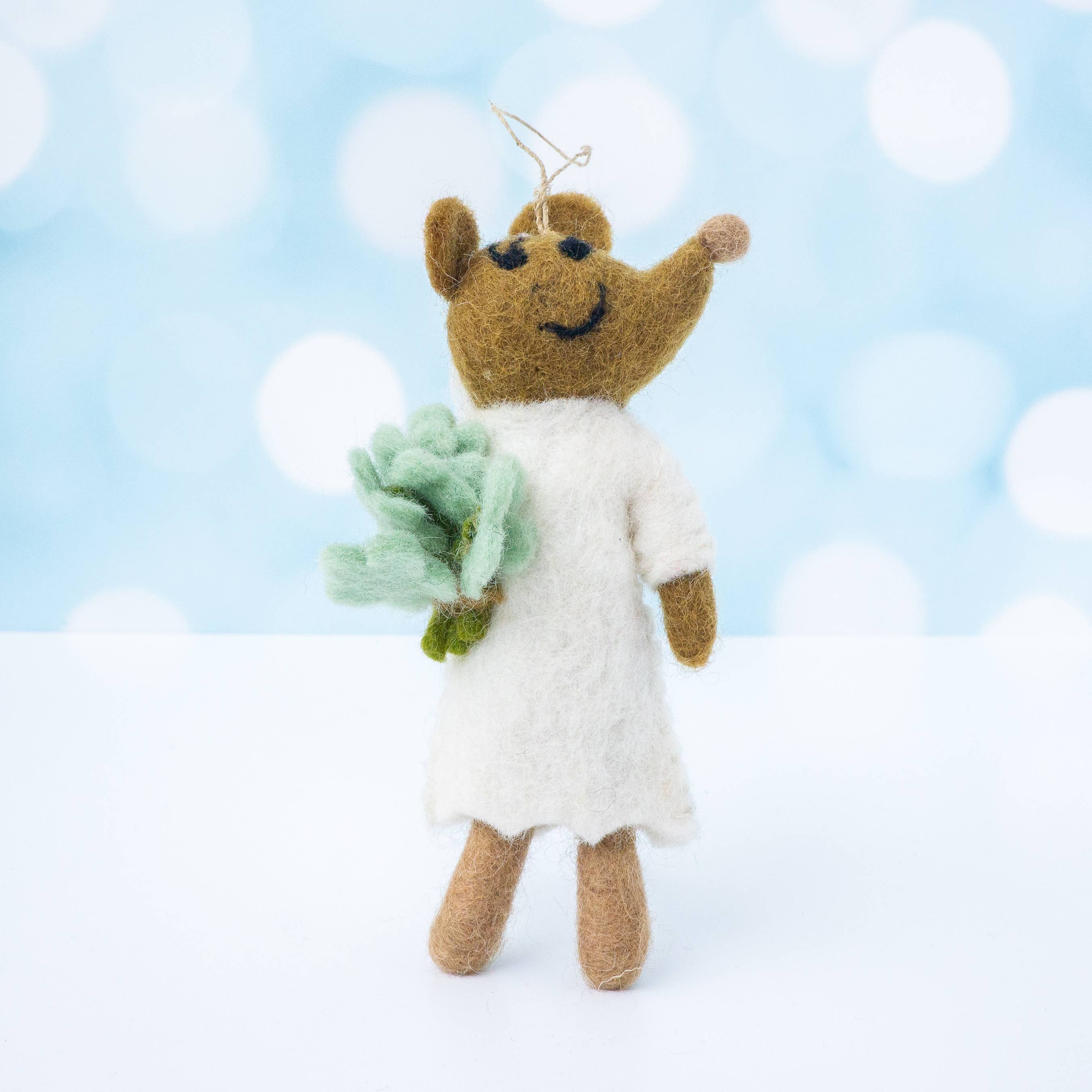 Friendsheep – wholesale Ornament – Cheery Mouse Eco Wool Ornament Collection - (8 styles)8