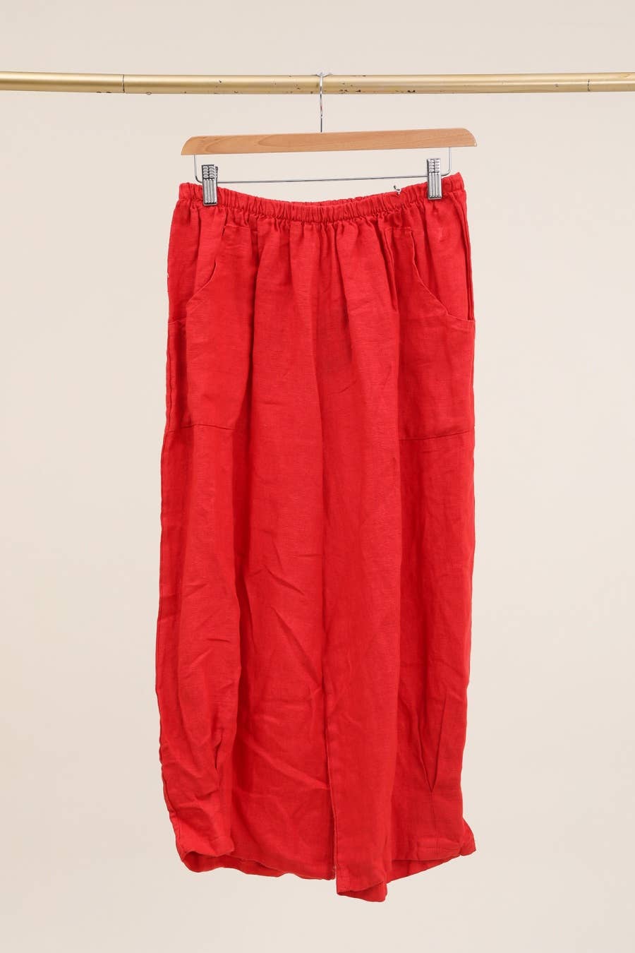 la maison des fibres naturelles - Vente Pantalon – femme - pantalon large en lin 6353 +size 100% linen made in Italy25