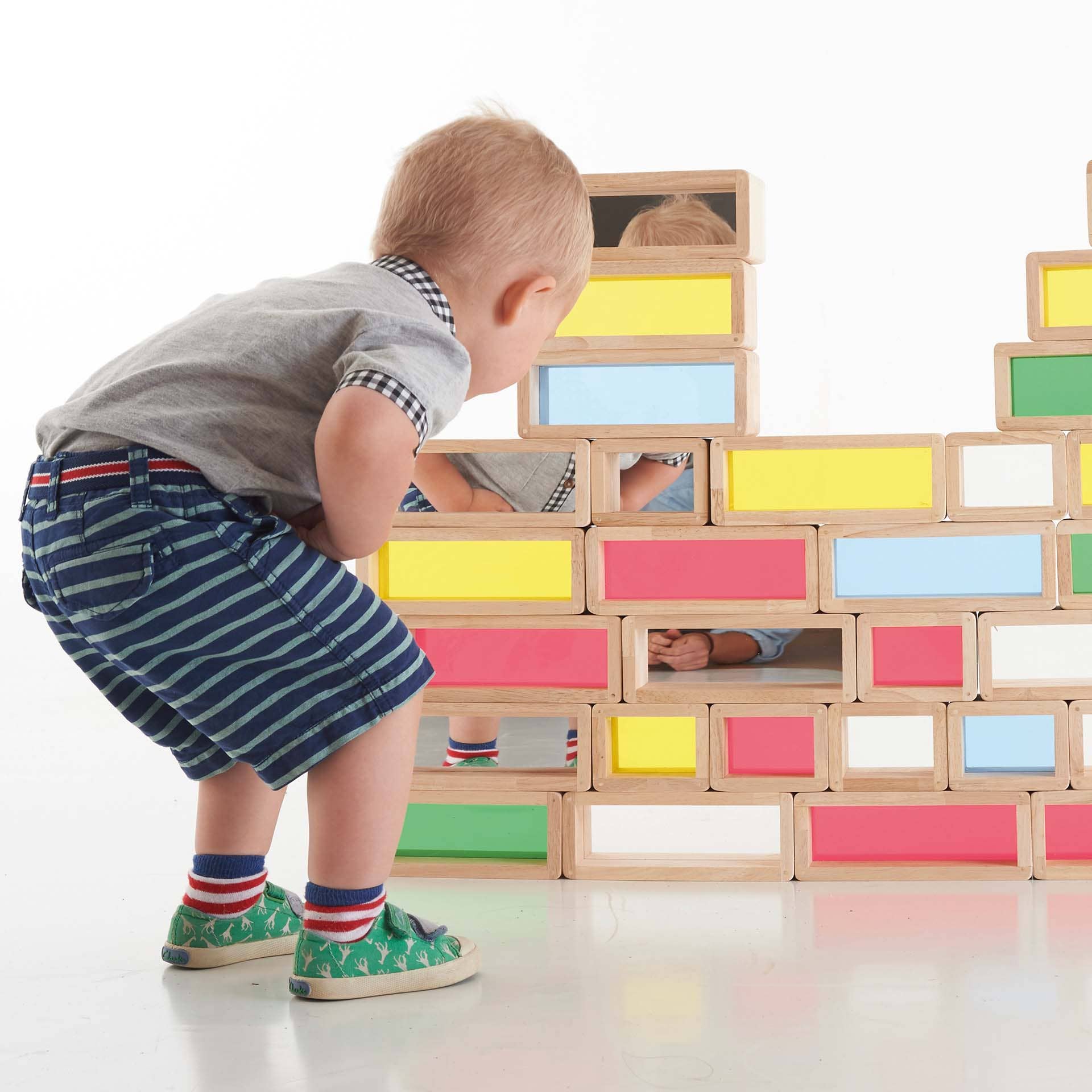 Commotion (Europe) BV - Wholesale Building Set - Kids - Rainbow Bricks - Pk365