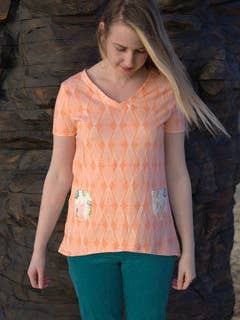 Penelope toptrykt mønster for engroshandel hos Sew Liberated Sewing Patterns