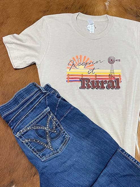 Keepin It Rural T-Shirt for wholesale by Shelley Kudera Design